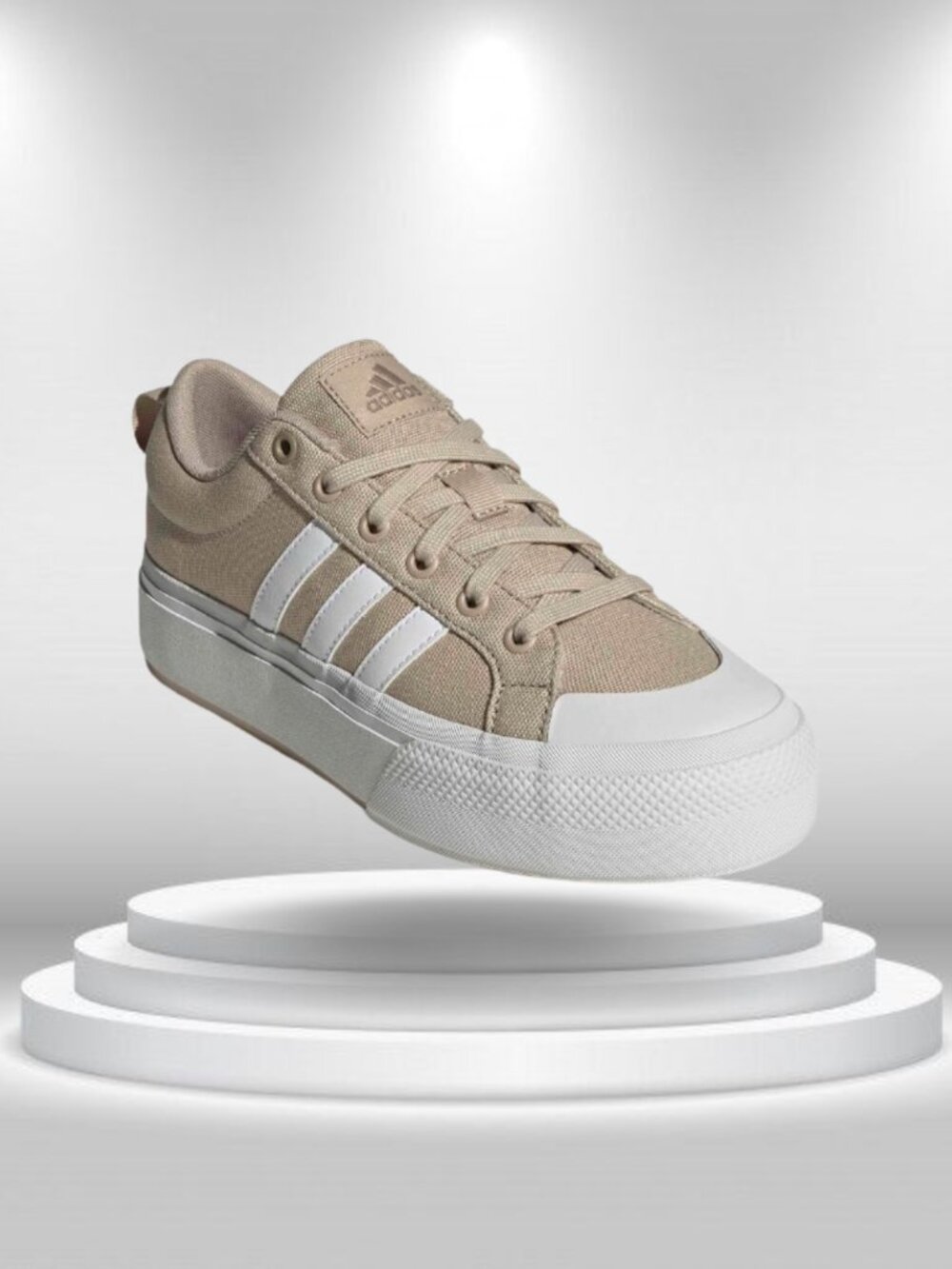 Adidas Bravada 2.0 Platform Sneakers - Clay Brown - Size 8- Gently Worn